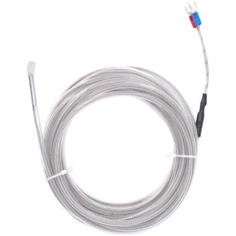 Eosnow Sonde de capteurs de thermocouple de Type K BERM, capteur de température Anti-Corrosion étanche 5 M/16.4 pieds (1/4)