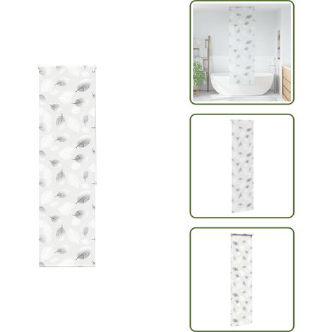 vidaXL Store enrouleur de douche 80x240 cm largeur du tissu 76 cm (1/5)