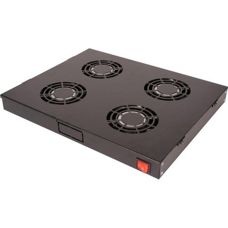 Ventilador Roline 19 pulgadas acero 4 ventiladores ON OFF