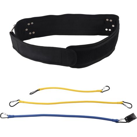 Entraîneur de swing de golf avec corde de tension lestée et verrouillage de sécurité, outils d’entraînement durables pour améliorer votre swing. (1/5)