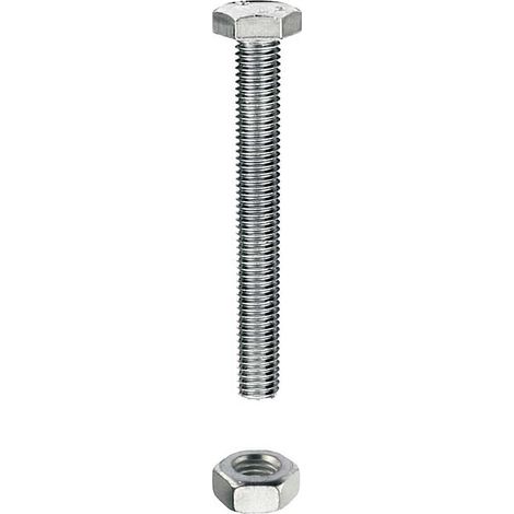 CONNEX - 6 BULLONI TESTA ESAGONALE ZINCATI M5X16