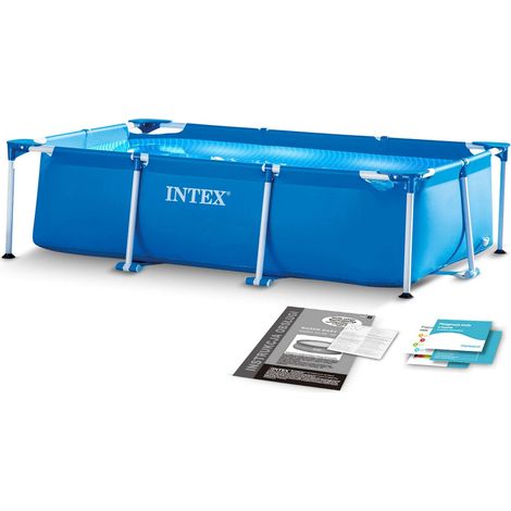 Piscina da giardino con cornice 300 x 200 x 75 cm intex 28272