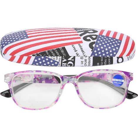 Lunettes de lecture anti-lumière bleue pour seniors, haute définition (+400), style tendance (1/5)