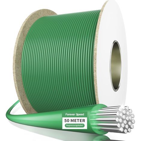 Câble de délimitation universel de 2,7 mm 50 m pour robot tondeuse, câble pour robot tondeuse, câble de délimitation Gardena, câble de délimitation pour robot tondeuse, fil de cuivre recouvert d (1/5)