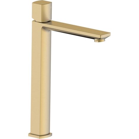 Miscelatore lavabo alto oro opaco con portata limitata - serie Marte (1/2)