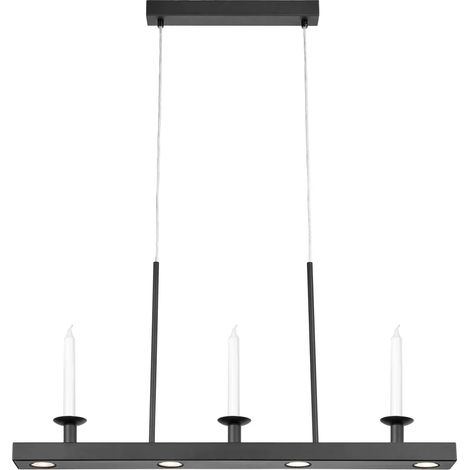 Suspension metal noir led integree 4 lumieres dimmable - markslojd - dining 224314257 224314257 224314257 224314257 224314257 224314257 (1/4)