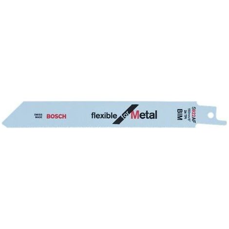 Bosch 2608656013 S 918 AF Basic for Metal Reciprocating Saw Blade 150mm 24 TPI Pack of 5 BPAS922AF