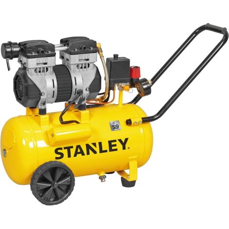 compressore aria silenziato stanley "sxcms1324he" 24l 1,3hp (1/10)