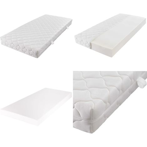 Matratze mit waschbarem Bezug 200×160×17 cm - Matratze - Komfortmatratze - Liegekomfort - Schlafqualität - Rückenfreundliche Matratze - Home & Living (1/5)
