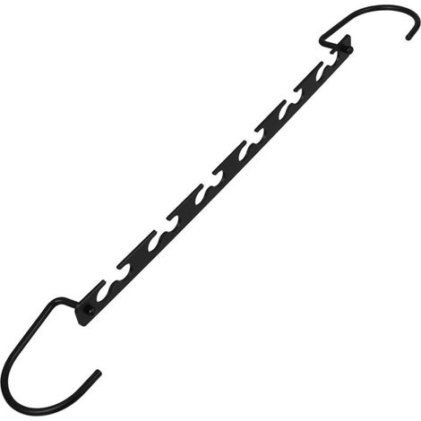 (6pcs)Ensemble de 6 cintres en acier inoxydable peu encombrants, design vertical, idéal pour les dortoirs et les petites armoires, avec plusieurs crochets. (1/5)