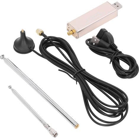 Vollständiger 0,1-MHz- bis 1,7-GHz-SDR-Empfänger mit Antenne und Temperaturkompensation (TCXO)