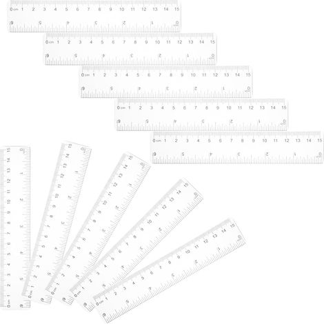 Règle transparente en plastique ABS UPKOCH de 15 cm pour le (1/5)
