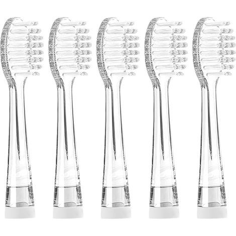 Lot de 5 Brosses de Rechange pour Seago SG513/SG977/SGEK6/DT-K6 Brossettes à Dents Électrique de Rechange Enfants Têtes de Rechange 3+ans (1/5)