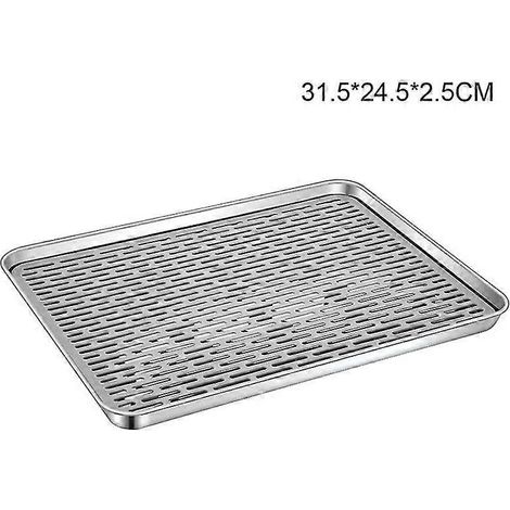 Bac d'égouttage antirouille en métal de qualité supérieure pour mini-réfrigérateur de bar ou de cuisine (1/5)