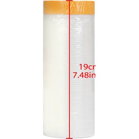Película de enmascaramiento, protección impermeable, fácil aplicación, 280 cm x 10 m (1/2)