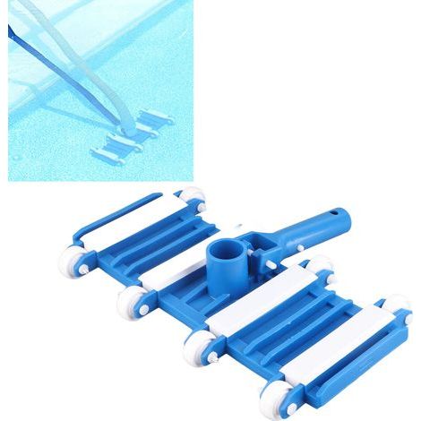 Tête de Balai Aspirateur pour Piscine avec Roues et Poignée Réglable Démontable (1/5)