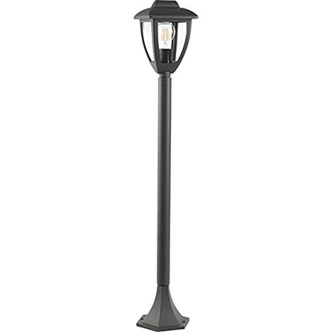 Potelet extérieur 100cm E27/10W max ROBIN - Anthracite