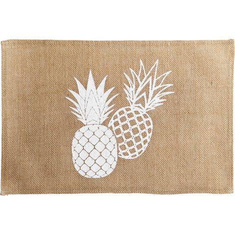 Set de table en jute 30 x 45 cm Ananas (1/2)