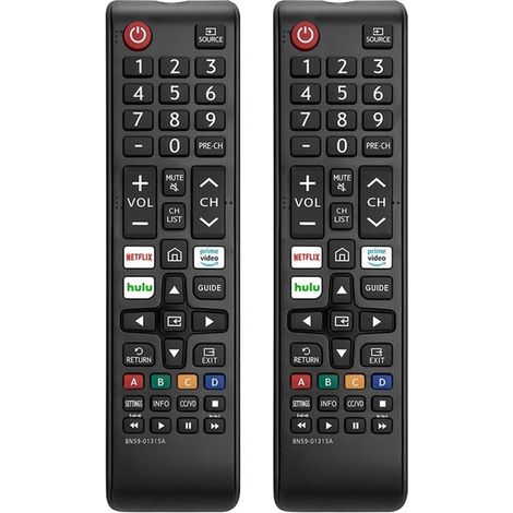 pour Toutes les TéLéCommandes Samsung TV, Remplacement Compatible pour Toutes les Samsung Smart TV, LED, LCD, HDTV, 3D, SéRies TV (1/4)