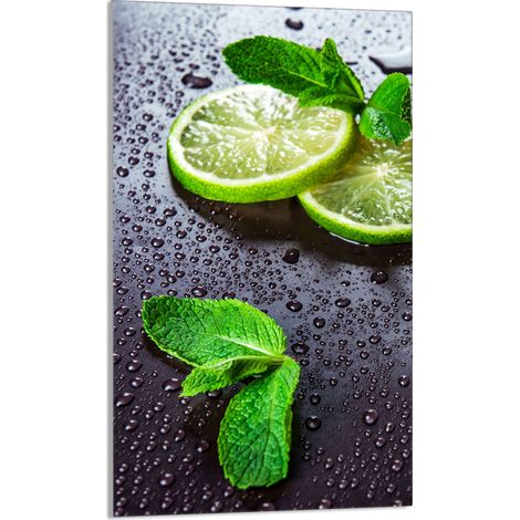 Planche à découper en verre 30x52 Citron vert (1/5)