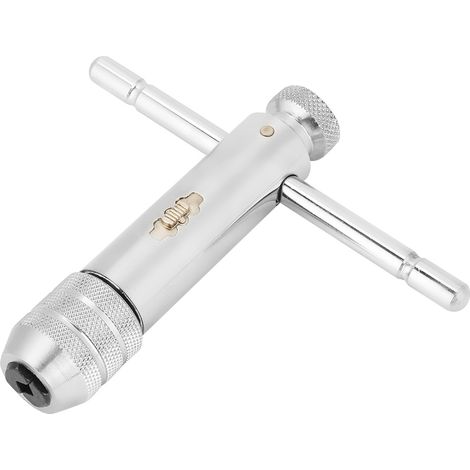 Verstellbarer T-Griff-Ratschen-Gewindebohrerschlüssel M3 M8 / M5 M12 für Gewindebohrer und Maulschlüsselsatz (M5 M12) (1/5)