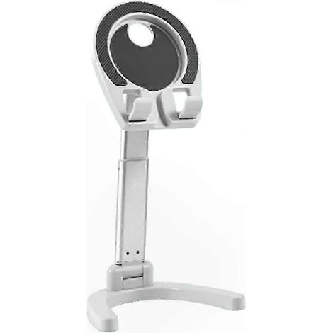 Support téléphone portable réglable, support de bureau pour smartphone, station de charge magnétique en ABS résistant, socle stable pour appel visio et lecture (1/5)
