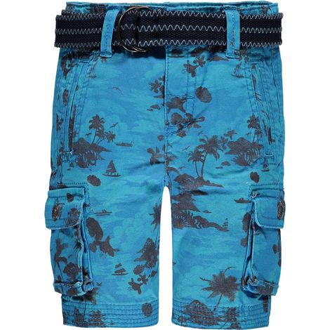 Bermudas azules con estampado playero Kanz para niño (1/3)