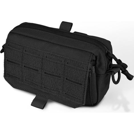 Pochette Tactique Molle, Trousse de Secours étanche en Nylon 1000D, Sacoche Ceinture Militaire pour Gadgets, pour Camping Randonnée Escalade (1/5)