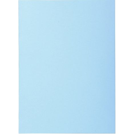 Sous-chemises standard 60 g Exacompta 22 x 31 bleu clair - Paquet de 100 (1/4)