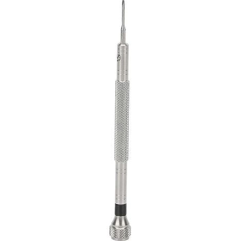 Tournevis de réparation de montres professionnel en acier inoxydable, tournevis de précision pour lunettes et bracelets de montres, 1,0 mm (1/5)