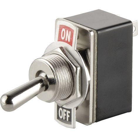 TRU COMPONENTS 1587664 TC-R13-2-05 Kippschalter 250 V/AC 1.5 A 1 x Aus/Ein rastend 1 St. (1/2)
