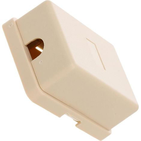 10 Pièces Boîtier de Raccordement Rj11 6p4c Simple Port PC Beige Montage Mural, Usage Domicile ou Bureau Téléphonique, Installation Facile et Signal Stable (1/5)
