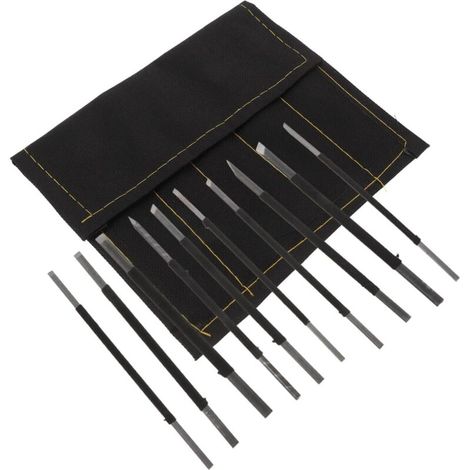 10 Pièces Set de Outils de Gravure Acier Au pour Sculpture sur Pierre Kit de Tailleur de Pierre et pour Artisans et Débutants (1/5)