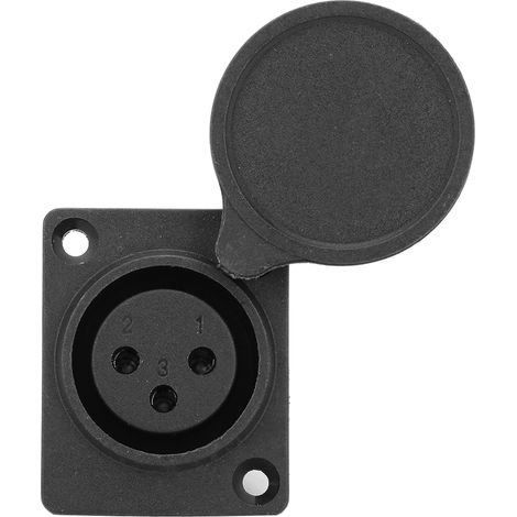 5 Pièces Connecteur XLR Femelle Étanche Montage Panneau pour Microphone Professionnel (1/5)