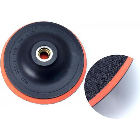 Plateau Support auto-agrippant 125 mm pour meuleuse