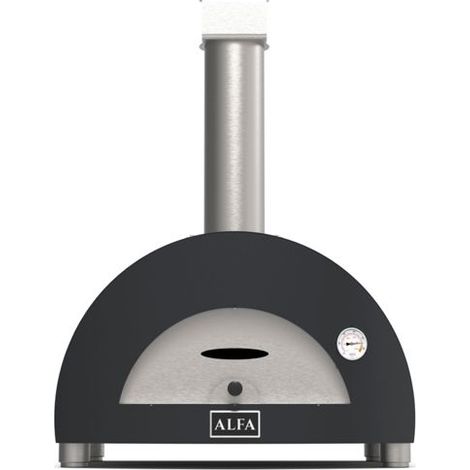 Alfa Forni Moderno 1 Pizza Holz Schiefer Grau