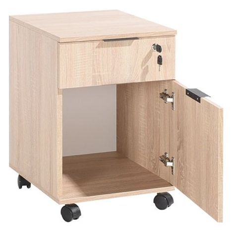 Cassettiera da ufficio con ruote colore sonoma cm 41x41xh.61 EFFEZ (1/2)