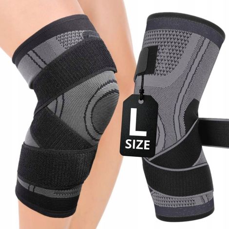 Knieorthese, Kniebandage, Kniegelenkstabilisator, L-Bandage (1/5)