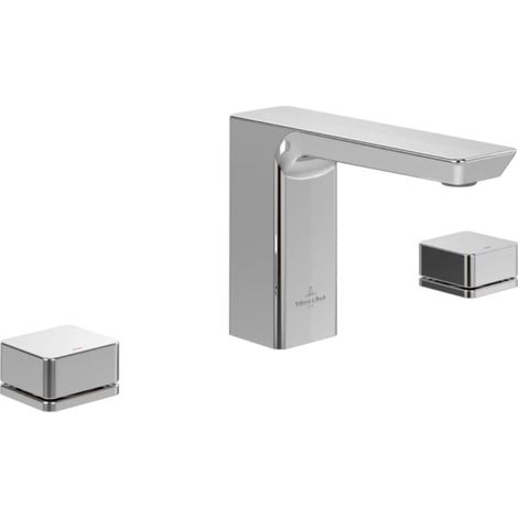 Mélangeur lavabo 3 trous VILLEROY ET BOCH Subway 3.0 Chrome (1/5)