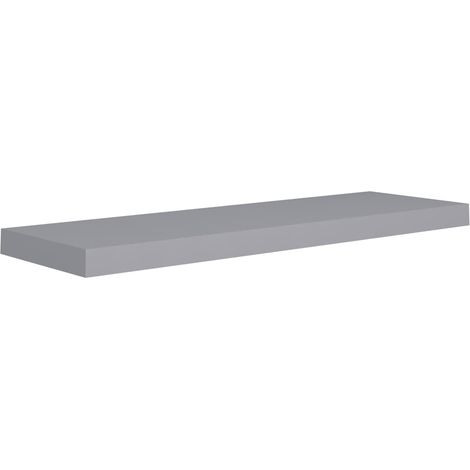 Étagère murale,Étagère flottante gris 80x23,5x3,8 cm MDF CFW51936 (1/5)