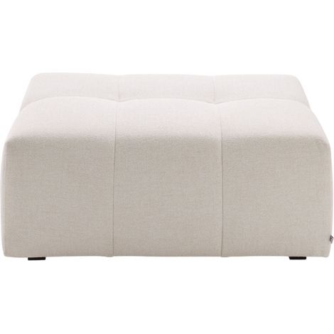 Pouf modulable en Effet capitonné tissu texturé Glory UBERTO (1/4)