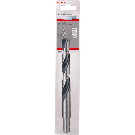 Broca para metal HSS-RPointTeQ DIN338 16.0x120x178 (vástago reducido) BOSCH 2608577310