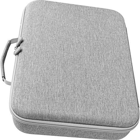 1 Sac De Rangement, Coque Rigide Eva, Fermeture Éclair, Poche Maille, Pour Nettoyeur De Vitres Robot (1/5)