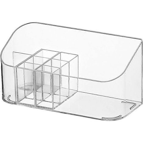Make-up-Organizer für Schminktisch, Badezimmerablage, Kommode, Schmuckkästchen, Lippenstiftbox, durchsichtig