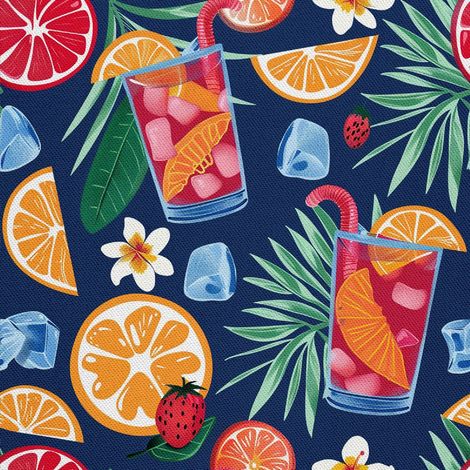 Outdoor Dekostoffe Oxford - Motiv Cocktail DX8418 (1/5)