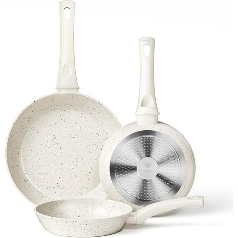 Innerwell Pfannenset Keramik 20/24/28cm Bratpfanne Induktion antihaft PFOA frei (1/5)