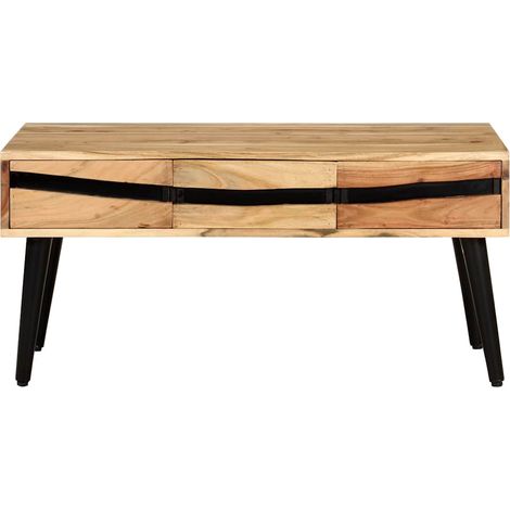 Maison Exclusive - Couchtisch 88x50x42 cm Akazie Massivholz (1/5)
