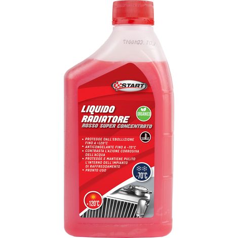 Liquido radiatore rosso -70grC 1L per motori monoblocco in alluminio