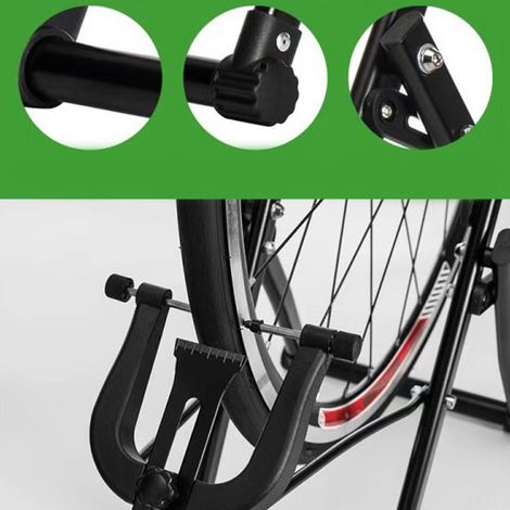 Telaio pieghevole per raddrizzare le ruote di bicicletta, tavolo per la correzione delle ruote di mountain bike, attrezzo per la riparazione di strade (1/5)