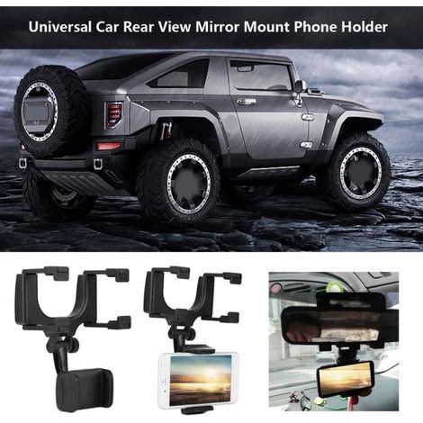 Accessoires de voiture Support pour téléphone rétroviseur montage Auto téléphone Mobile supports Support universel de Navigat HB066-Ywey (1/5)